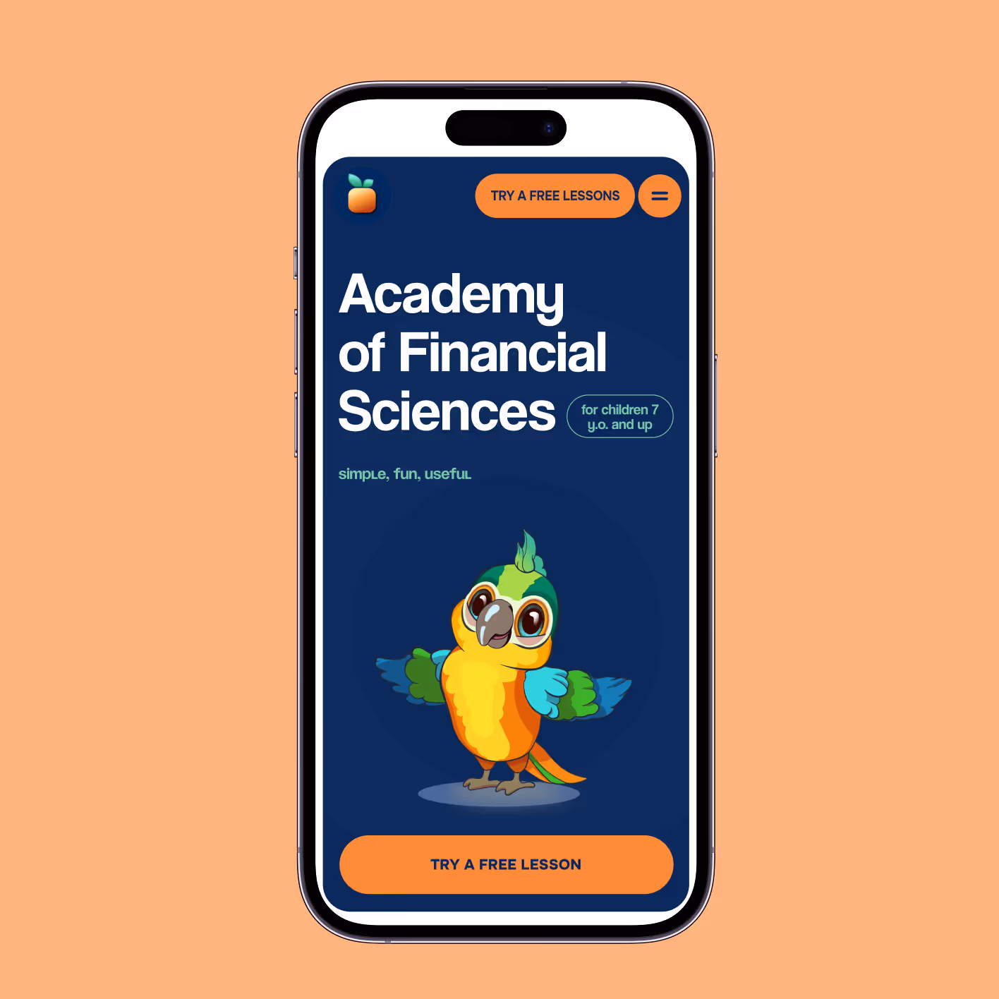 Financial Literacy School Landing Page — screen 7