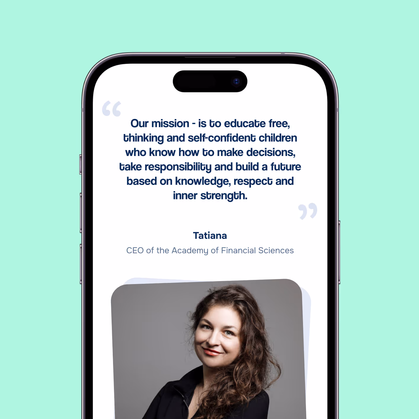 Financial Literacy School Landing Page — screen 8