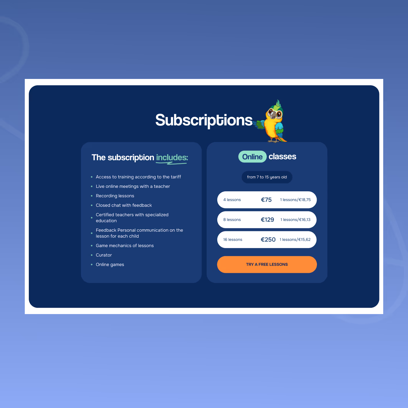 Financial Literacy School Landing Page — screen 14