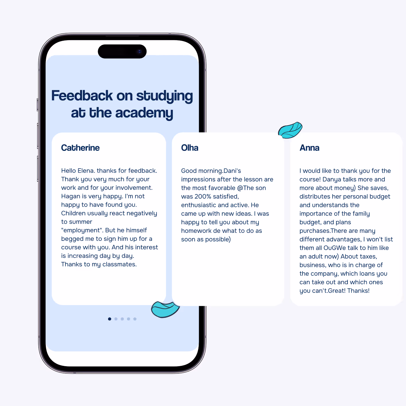 Financial Literacy School Landing Page — screen 17