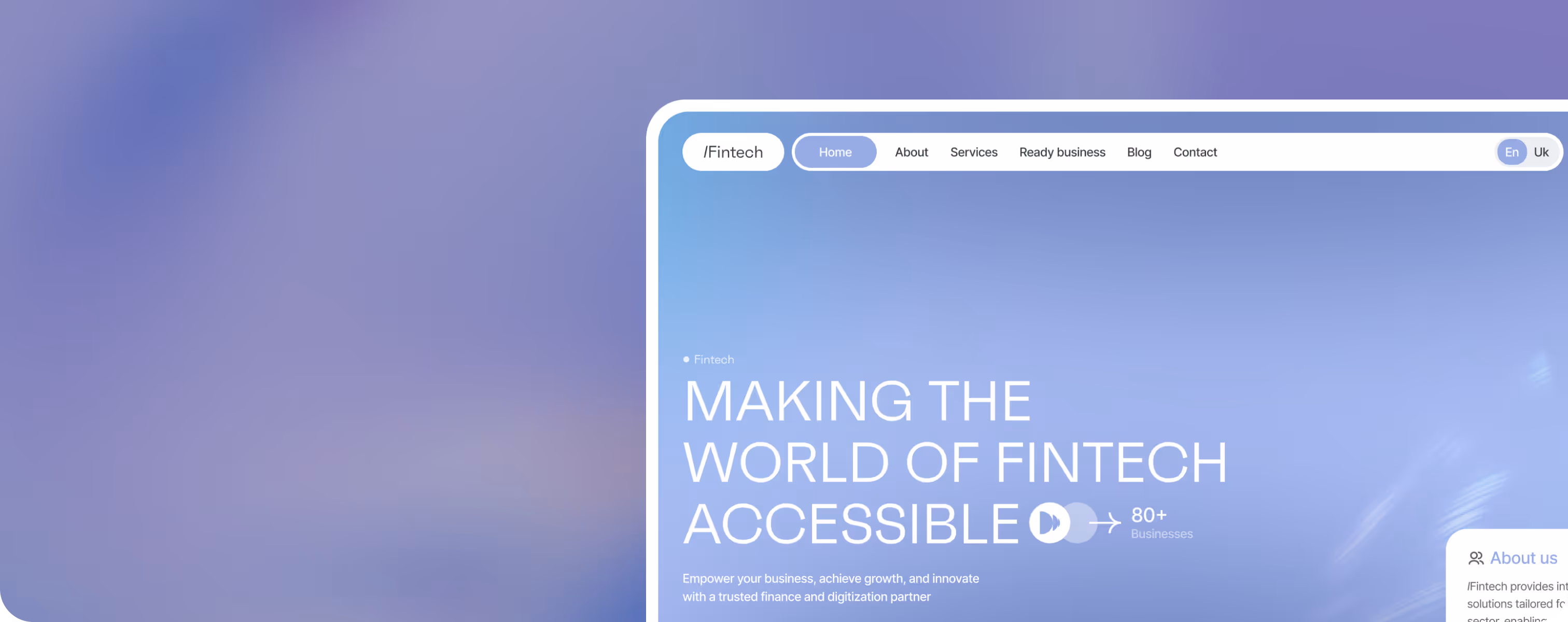 Corporate Website — screen 1