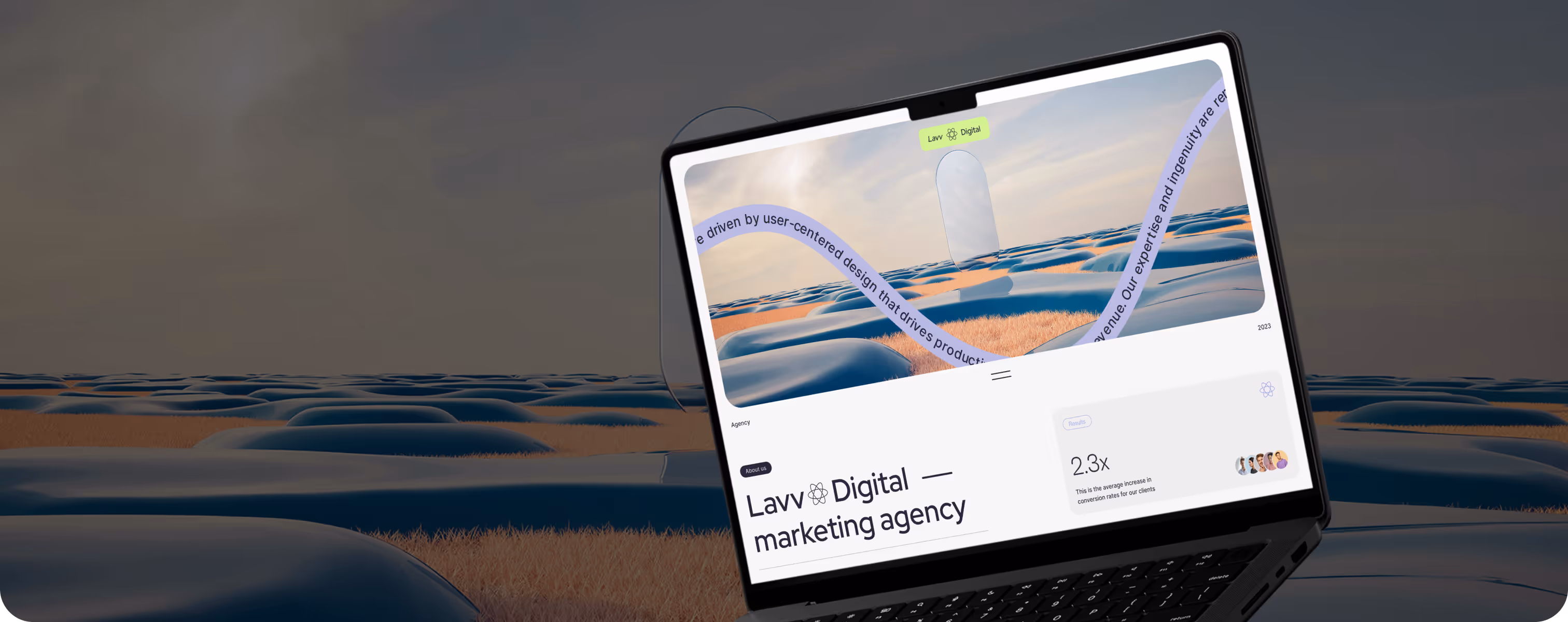 Creative Agency Website — screen 1
