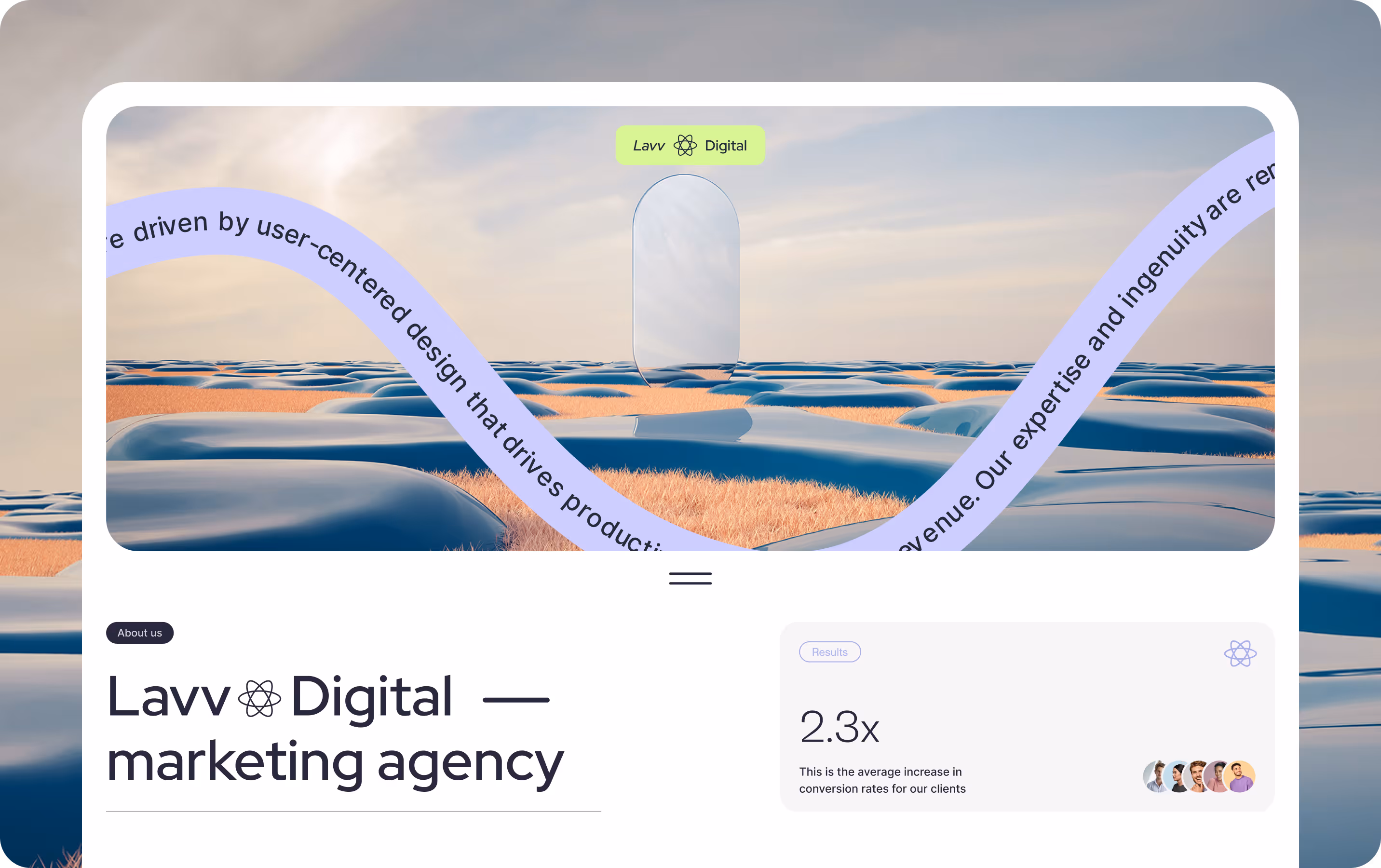 Creative Agency Website — screen 2