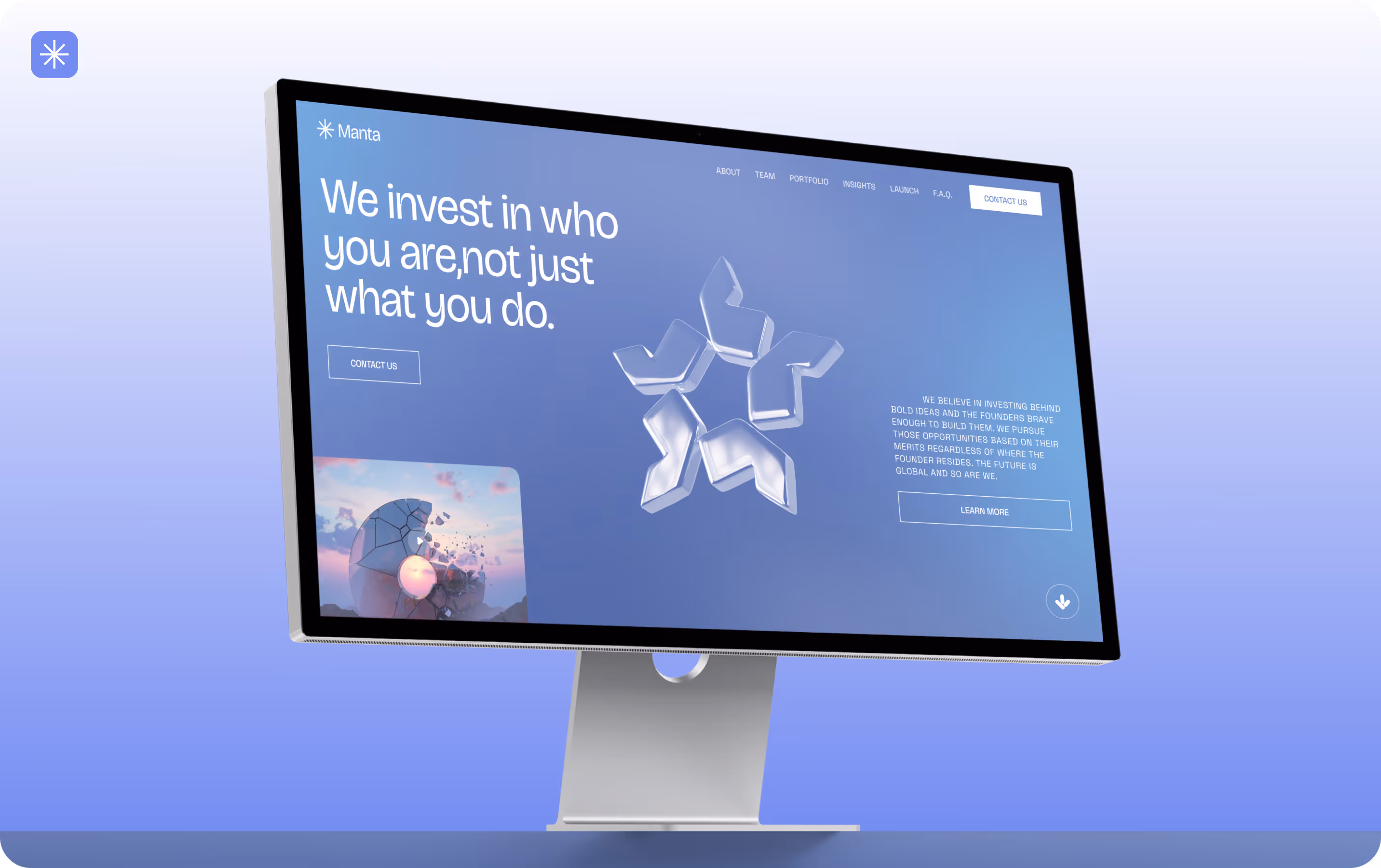 Investment Platform Website — screen 2