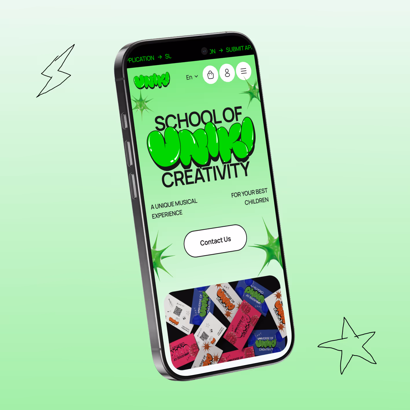 Creative Centre Website — screen 4