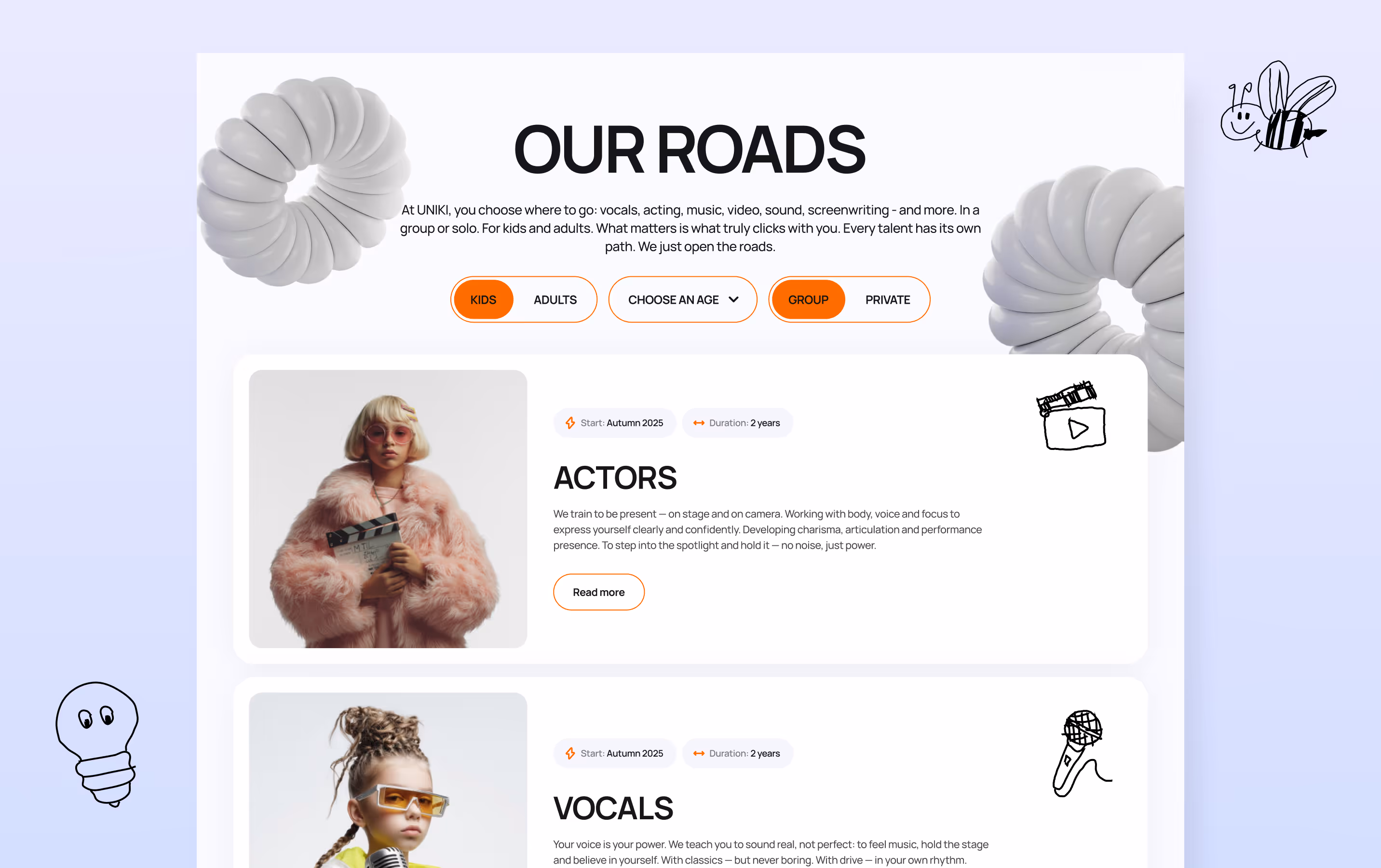 Creative Centre Website — screen 9
