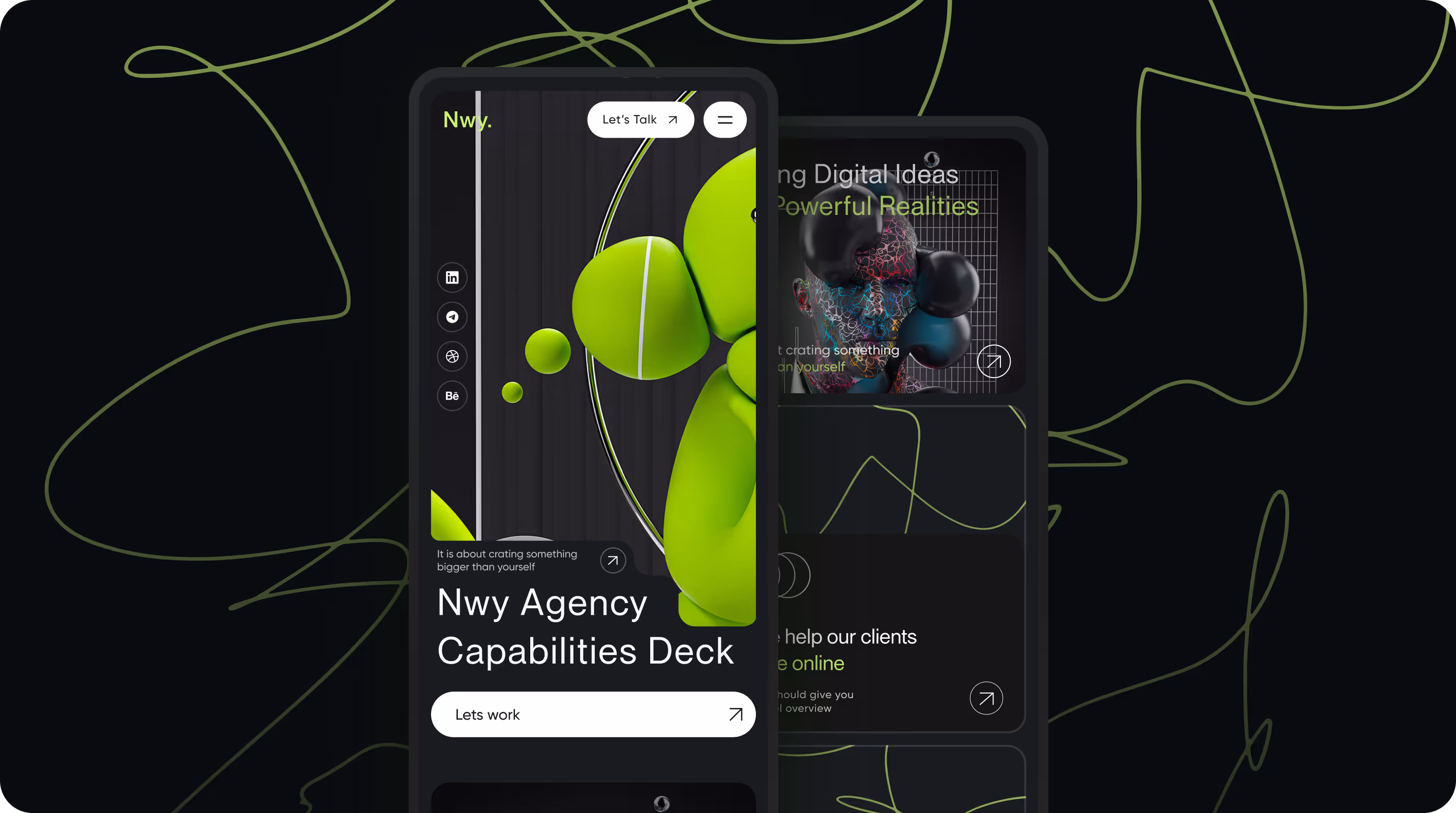NWY — موقع استوديو إبداعي